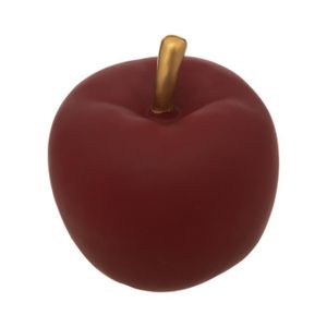 OBJET DÉCORATIF Atmosphera - Pomme décorative en Céramique Rouge  