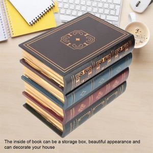 Style Europeen Vintage Decoratif Faux Livre Boite De Rangement