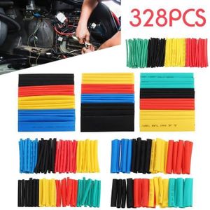 3MM 1M RETYLY Tube thermoretractable noir Enveloppe de tube de gaine thermoretractable pour cable//fil electrique de voiture