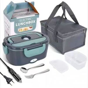 Mini Boîte à Déjeuner électrique Portable Avec Sac Chauffant Pour Rechauffer Les Repas Au Bureau En Voyage En Cuisine Et A La Maison