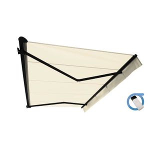 STORE - STORE BANNE  Store banne motorisé semi coffre 4x3 m beige - Str