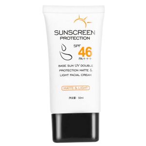 SOLAIRE CORPS VISAGE Crème solaire, crème solaire éclaircissante pour la peau 50 ml, isolation UV SPF46 pour les femmes de maquillage de à usage