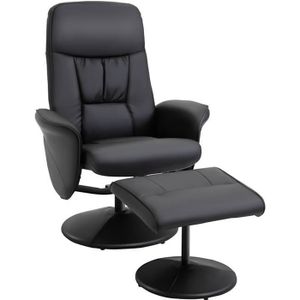FAUTEUIL Fauteuil relax pivotant 360° inclinable avec repos