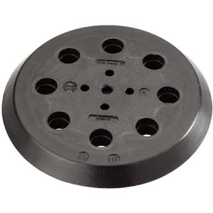 Plateau De Ponçage Mi-Dur Bosch - Ø 125 Mm - Pour Ponceuses Excentriques PEX 270 A/AE - Avec Vis Et Clé