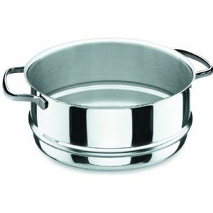 IPAC ACVM28 Panier à Vapeur Acier Inoxydable 28 Cm - Pliant Et Télescopique