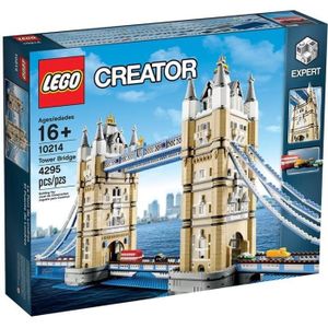 ASSEMBLAGE CONSTRUCTION LEGO® CREATOR 10214 Le Tower Bridge - LEGO - Jeu de construction - Tower Bridge - 4295 pièces - 16 ans et plus