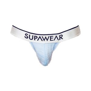 STRING - TANGA Supawear - Sous-vêtement Hommes - Jockstrap Homme - HERO Jockstrap Blue - Bleu - 1 x