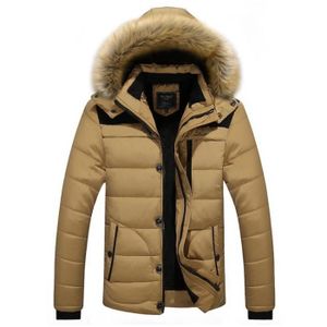 PARKA manteau d'hiver Kaki à la mode pour hommes veste à