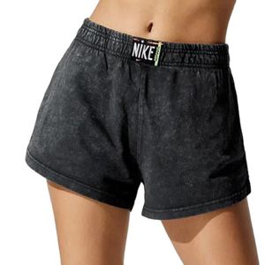 SHORT Short Femme Nike - Anthracite - Coupe Classique - Ceinture Élastique - 100% Coton