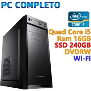 UNITÉ CENTRALE  PC Ordinateur de Bureau Intel Quad Core i5 - 16 Go
