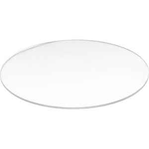 50mm SODIAL Miroir Transparent De 3 Mm D/éPaisseur Disque Rond Acrylique Diam/èTre