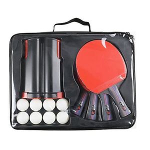 REVETEMENT RAQUETTE Raquette de Ping Pong Professionnel Set, 4 Raquett