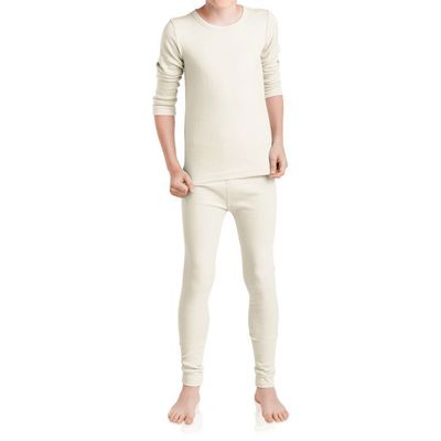 Terecey Sous-Vêtements Thermiques Enfants – Ensemble Haut + Legging Chaleur & Respirant S-XXL