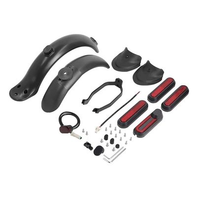 Yungeln Garde-boue Trottinette électrique – ABS+PC, Compatible Xiaomi M365 S1 Pro Pro2, Noir, Avec Feu LED