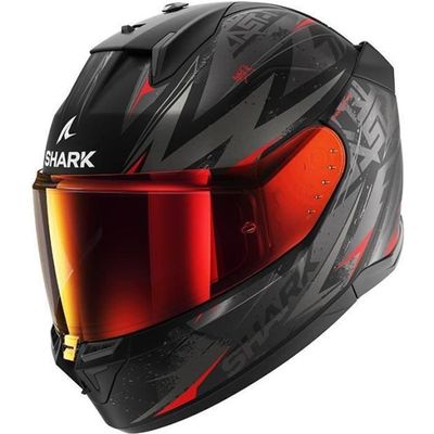 Casque intégral Shark D-Skwal 3 Blast-R Mat - black/anthracite/red - XS