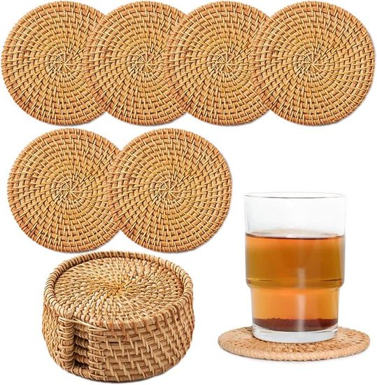 Lot De 20 Dessous De Verre LED Ronds Pour Bouteilles - 5 Couleurs, 3 Modes (clignotant, Fixe) - Diamètre 6 Cm, Piles Incluses - 7