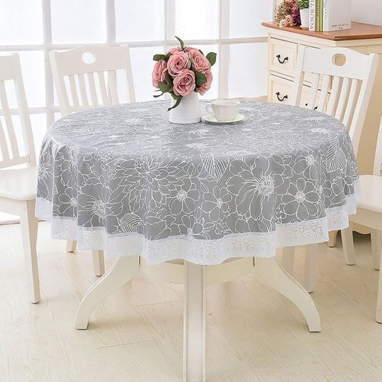 Nappe En Toile Cirée Avec Bords Renforcés, Imperméable
