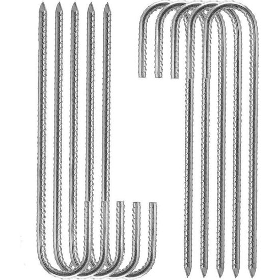 Goysen Lot De 10 Piquets De Tente Robustes (30 Cm), 8 Mm D