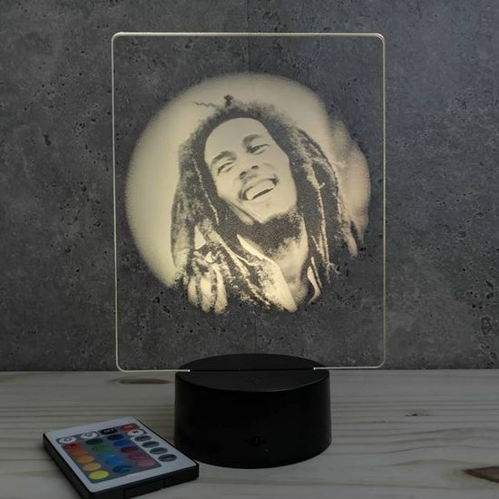 Lampe De Chevet Bob Marley – Ambiance Reggae – Occasion, Fonctionnelle