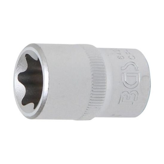 Douille BGS 6404 Profil E4 - 1/4" - Acier Chrome-Vanadium - Avec Cannelure
