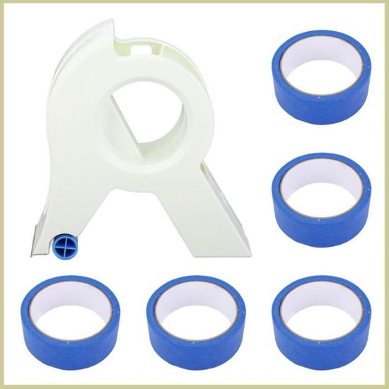 Applicateur De Ruban De Masquage - Coupe Et Pose Précise, Largeur 25 Mm - Pour Peinture, Cadres, Plinthes - 2