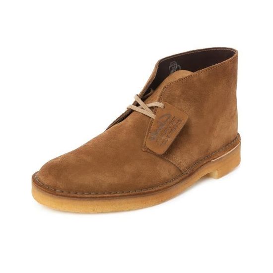 Bottines Desert Boot Cola Homme - CLARKS ORIGINALS - Cuir - Talon 2 cm - Semelle en Crêpe