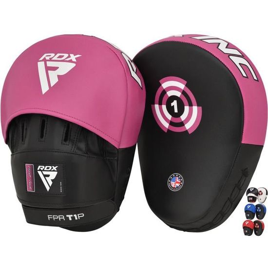 Bouclier De Frappe RDX Pao Boxe Thai - Curved Strike Shield, Cuir Maya Hide, Poignée Solide, Pour MMA, Kickboxing