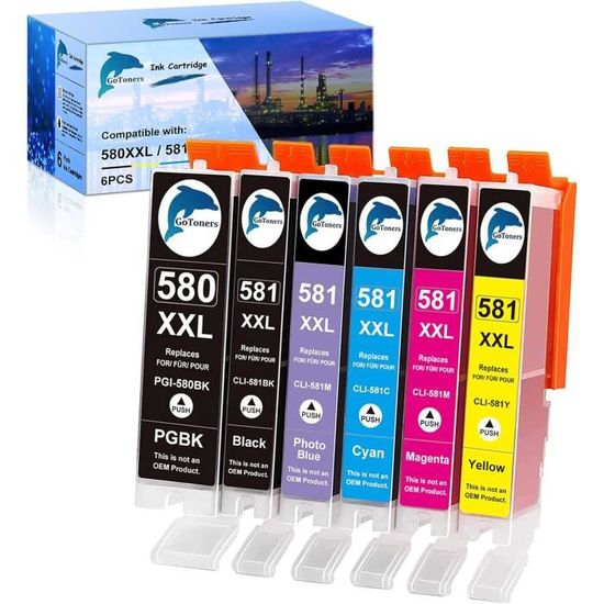 Set di cartucce d'inchiostro (6x) per Canon PIXMA TS8150