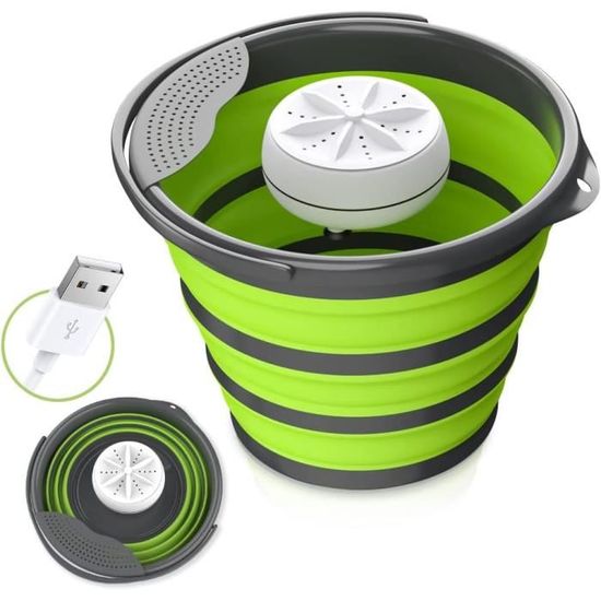 EJ.life Machine à Laver à Mini Lave-linge, Lave-linge Portable à