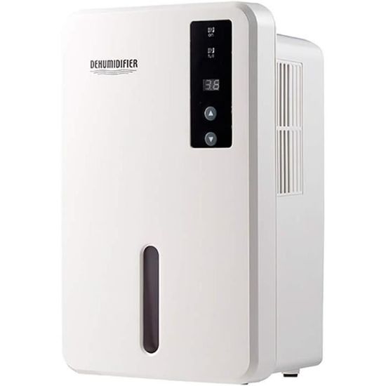 Déshumidificateur D'Air Électrique 1500ML Portable - Silencieux (35 DB) - Minuterie 4/8H - 7 Couleurs LED - Pour Chambre, Salle De Bain