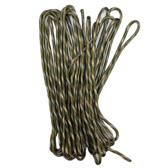 Corde En Nylon Paracord QWORK 100 M - 4 Mm, 9 Brins - Résistance 250 Kg - Pour Camping, Bateau, Laisse Chien