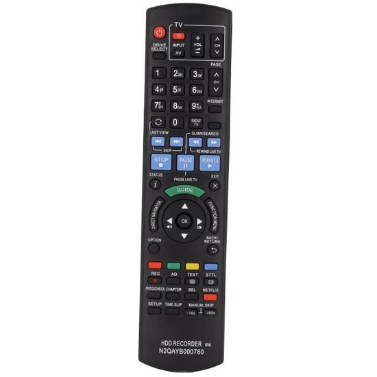Telecomando Di Ricambio Per TV Panasonic Viera – Sostituto N2QAYB001010 – Compatibile Con TX-LR32DT30, TX-L37DT35 E Altri