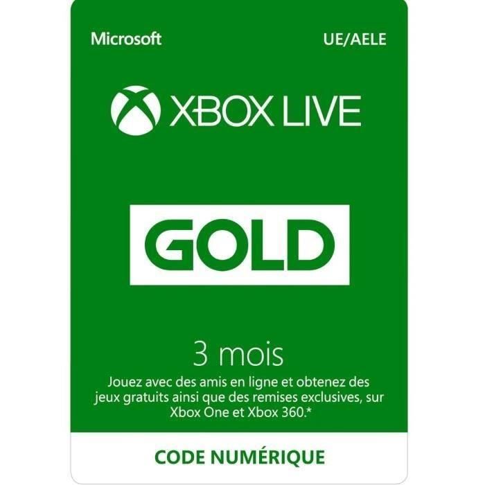 Abonnement Xbox Live Gold - vue 2