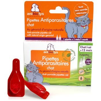 Anibiolys 2 Pipettes antiparasitaires chat de 1…