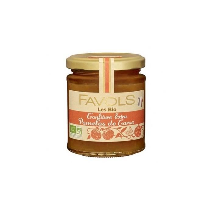 Confiture Pomelos de Corse Bio 220g
