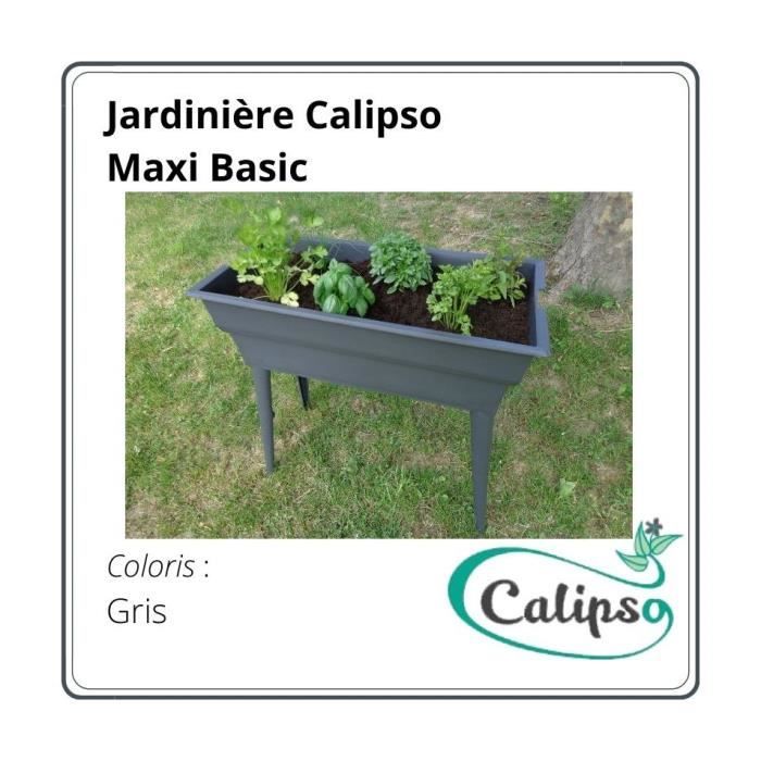 Jardiniere Calipso MAXI BASIC Gris