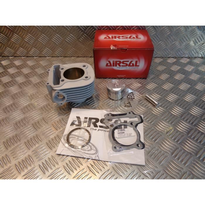 cylindre piston airsal alu sport diam 60 mm scooter sym 125 symphony allo jet 4 peugeot tweed 02370260