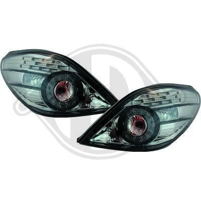4226998 , Paire de feux arrière noir pour PEUGEOT 207 CC de type de 2006 a 2012