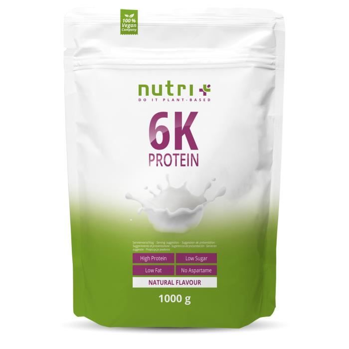 NUTRI-PLUS SHAPE & SHAKE 6K PROTEIN - Poudre de protéines végétaliennes - NEUTRE - PROTEINES - 1000g