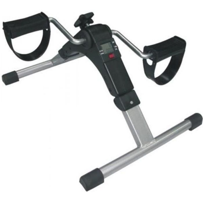 Pédalier électronique | Exerceur des bras et des jambes | Ecran LCD | 4 pieds en gomme anti-glissantes