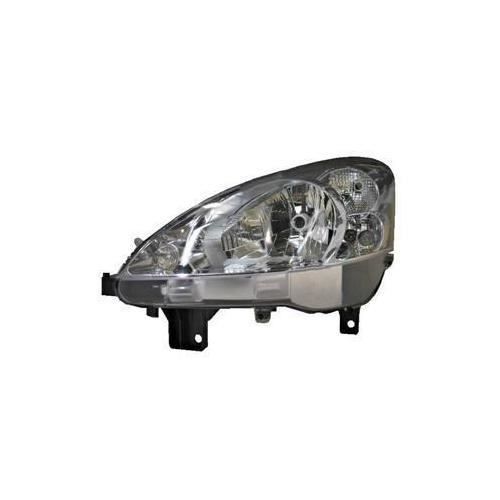 PHARE GAUCHE AVEC CLIGNOTANT >12 H4 AVEC MOTEUR ELECT. pour PEUGEOT - PARTNER - Apd 00-2008
