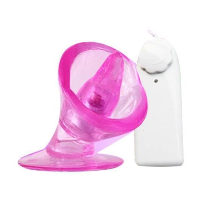 Femme Cunnilingus vibrant langue bouche ventouse Oral sexe vibrateur pour les femmes léchant jouet mamelon ou Clitoris - Type Pink