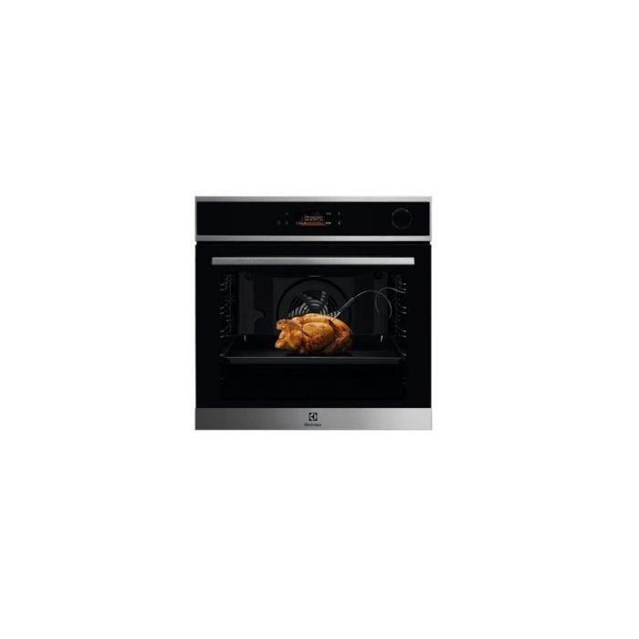 ELECTROLUX Four Pyrolyse Encastrable 72L SteamCrisp 56,9 Gris