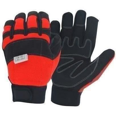 Gants de tronçonnage été taille 9/M, avec protection du dos de la main sur le gant gauche