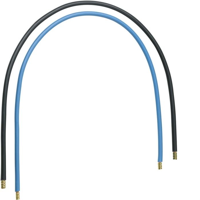 Jeu 2 conducteur 16mm² bleu+noir 650mm
