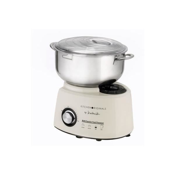 Robot pâtissier multifonction - TKG HA 1007 KTO - Blender - Mini-hachoir - Bol 5,8 L - Sécurité - lames en acier - 1200 W - Blanc