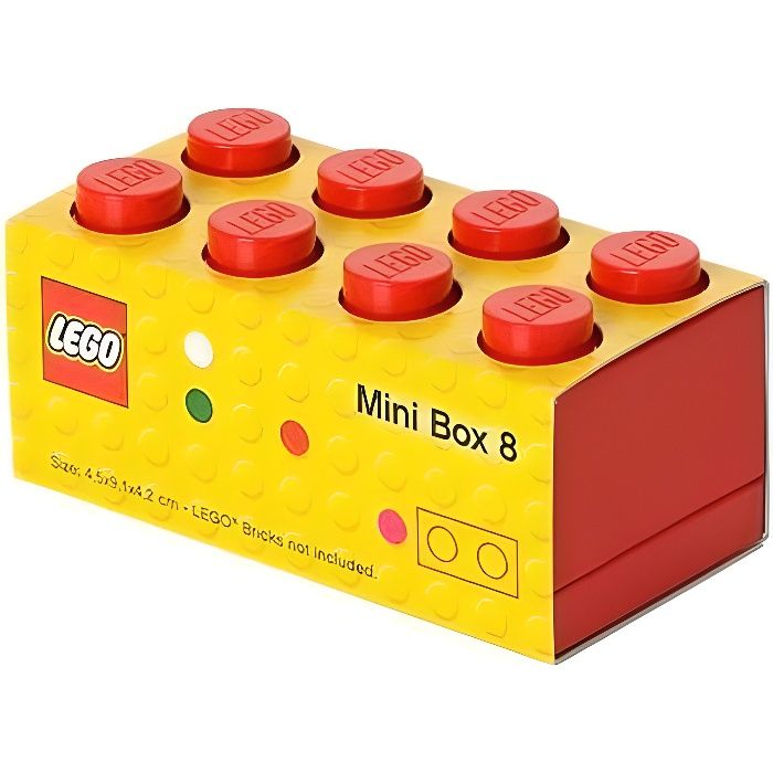 LEGO Mini boite de rangement - 40121730 - Empilable - Rouge