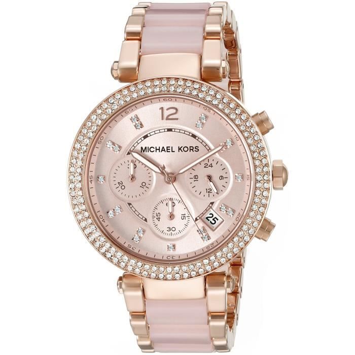 Monter Michael Kors Femme MK5896 Rose