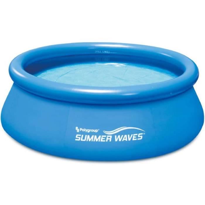 Piscine auto portée ronde Ø2,44x0,76m Summer Waves