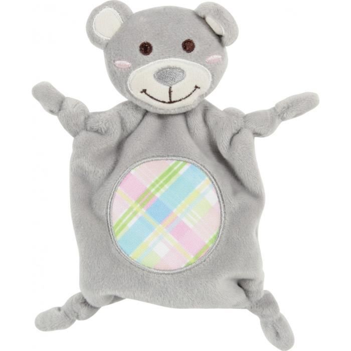 Jouet en peluche PUPPY XS doudou gris. 20 cm. pour chiots.-zolux 3,000000 Gris